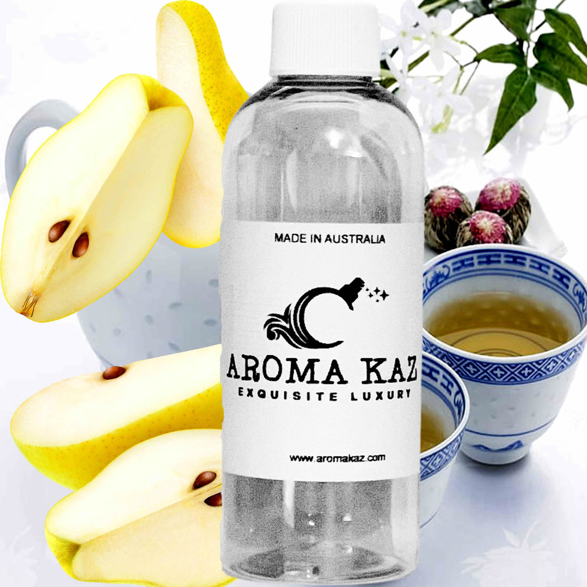 White Tea & French Pears Fragrance Oil – Candle, Soap & Craft Making – Vegan & Cruelty-Free