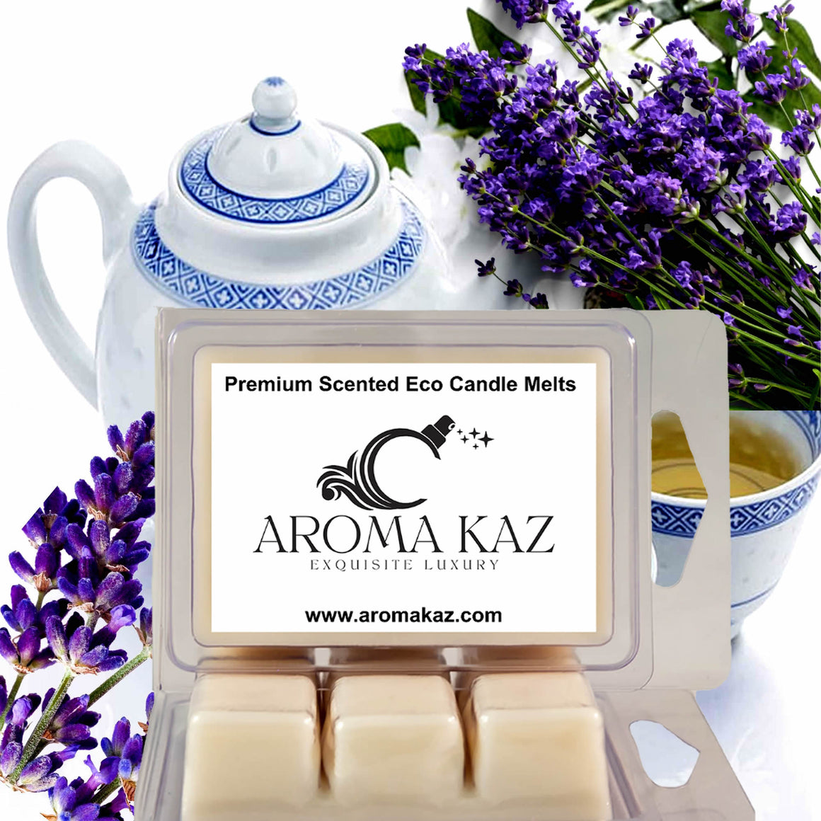 White Tea & Lavender Soy Wax Melts – Hand-Poured, Plant-Based & Vegan