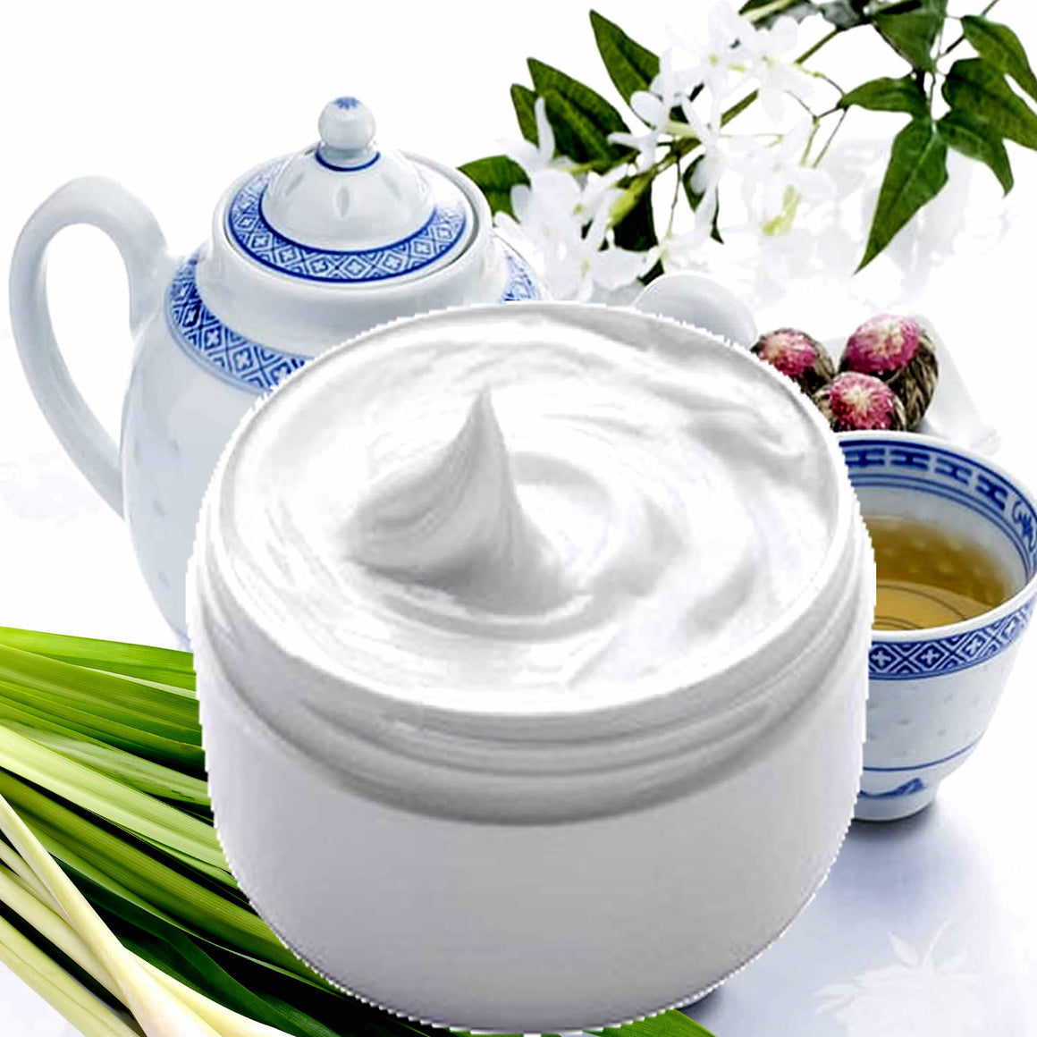 White Tea & Lemongrass Hydrating vegan body and hand cream moisturizer. Handmade in Australia, cruelty free, long-lasting fragrance, perfect for all skin types and ideal as a gift for men or women.
