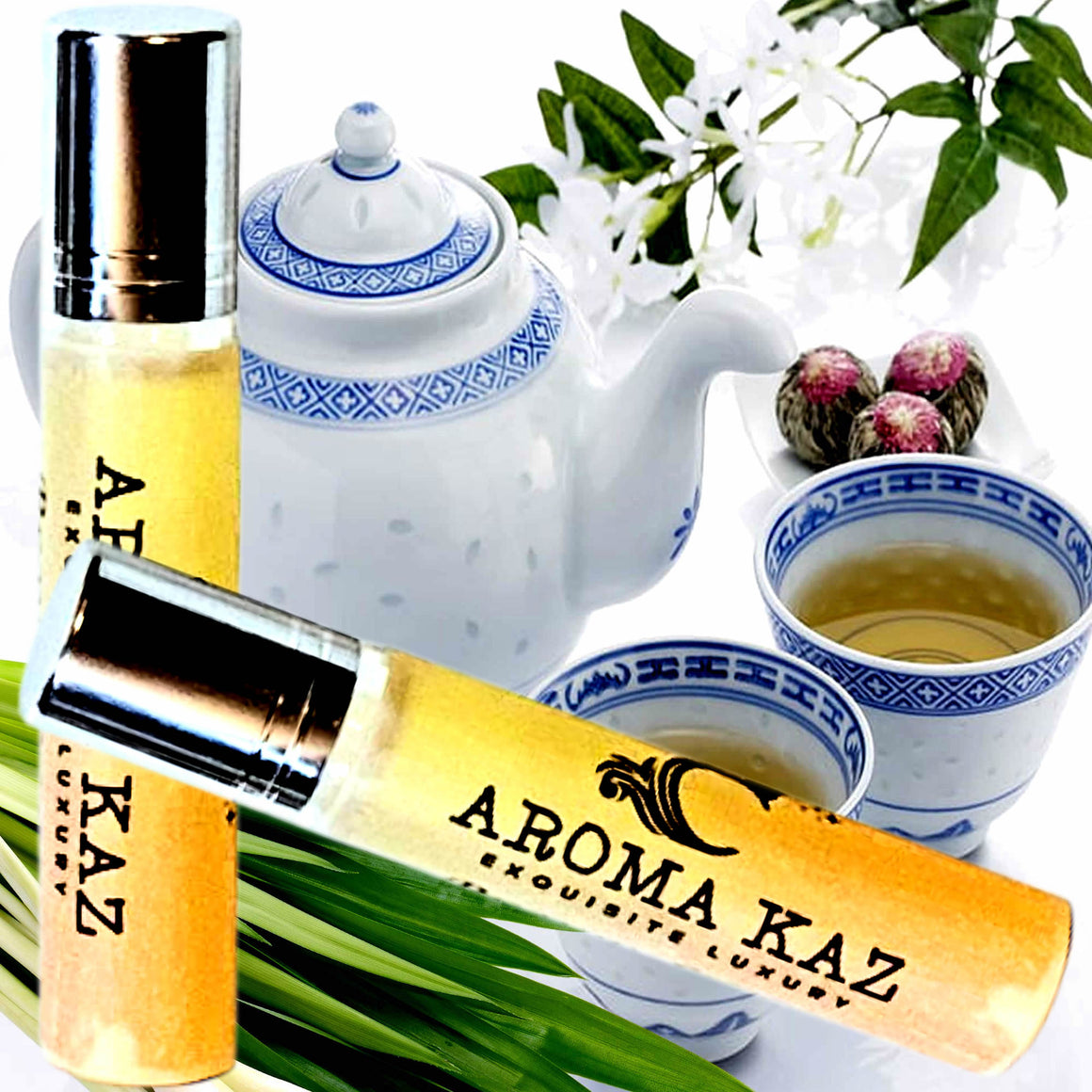 White Tea & Mango Roll-On Perfume Plant-Based Vegan Cruelty Free
