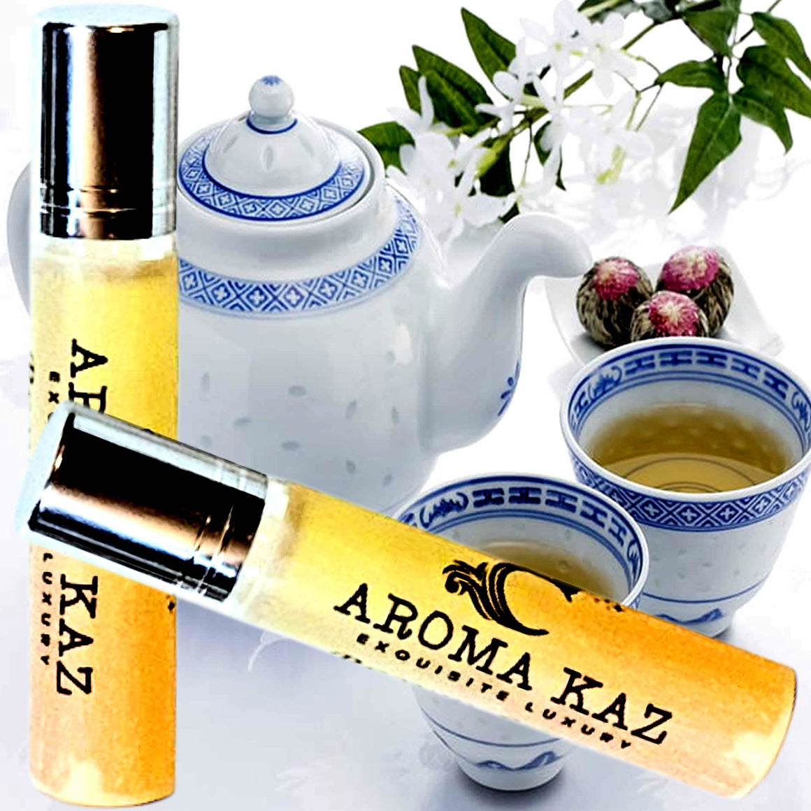 White Tea Roll-On Perfume Plant-Based Vegan Cruelty Free