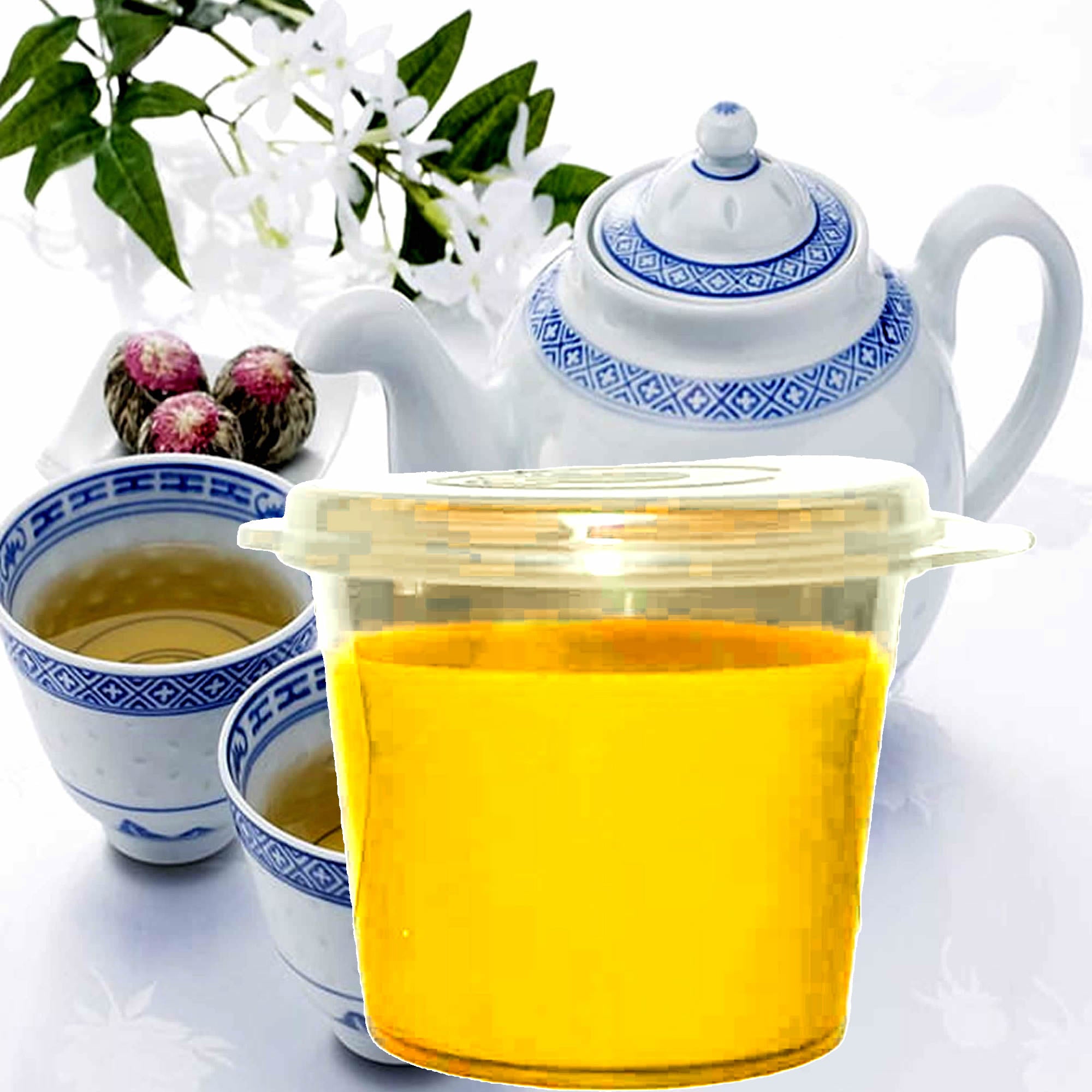 White Tea Soy Candle Melt Shot Pots – Plant-Based, Vegan, Cruelty-Free, Hand-Poured