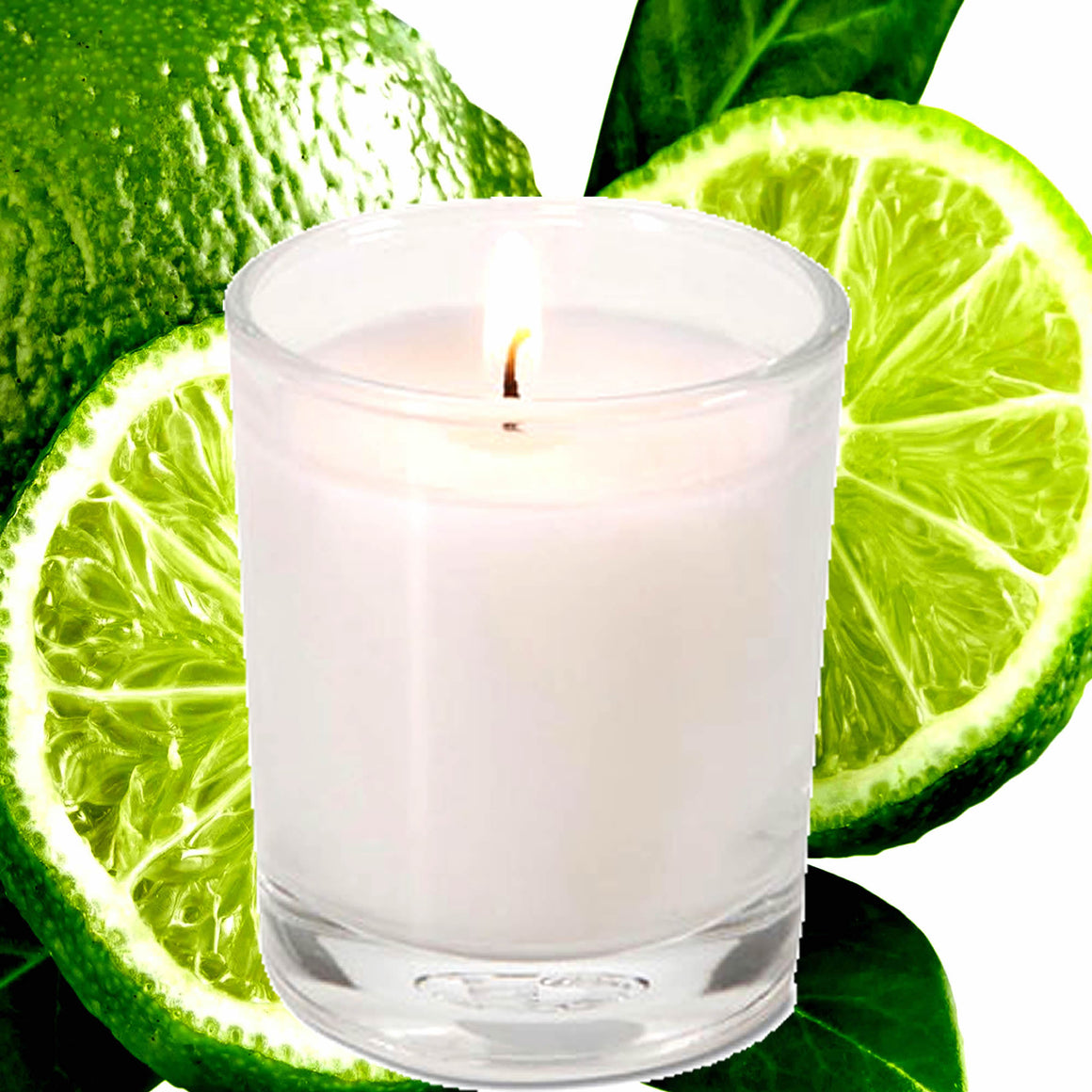 Wild Mint & Citrus Limes Eco Soy Votive Candles – Clean Burn, Plant-Based, Vegan & Pet Safe