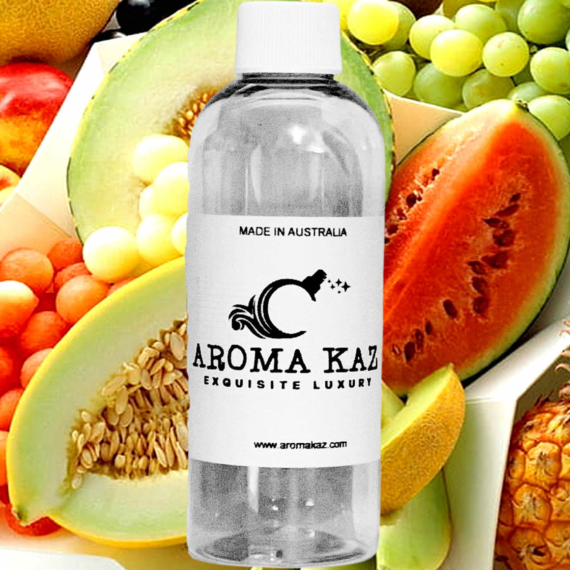 Wild Mixed Melons fragrance oil for candle making, soap making and perfume blending – vegan, cruelty-free featuring sweet juicy mixed melon fragrance, handmade in Australia.