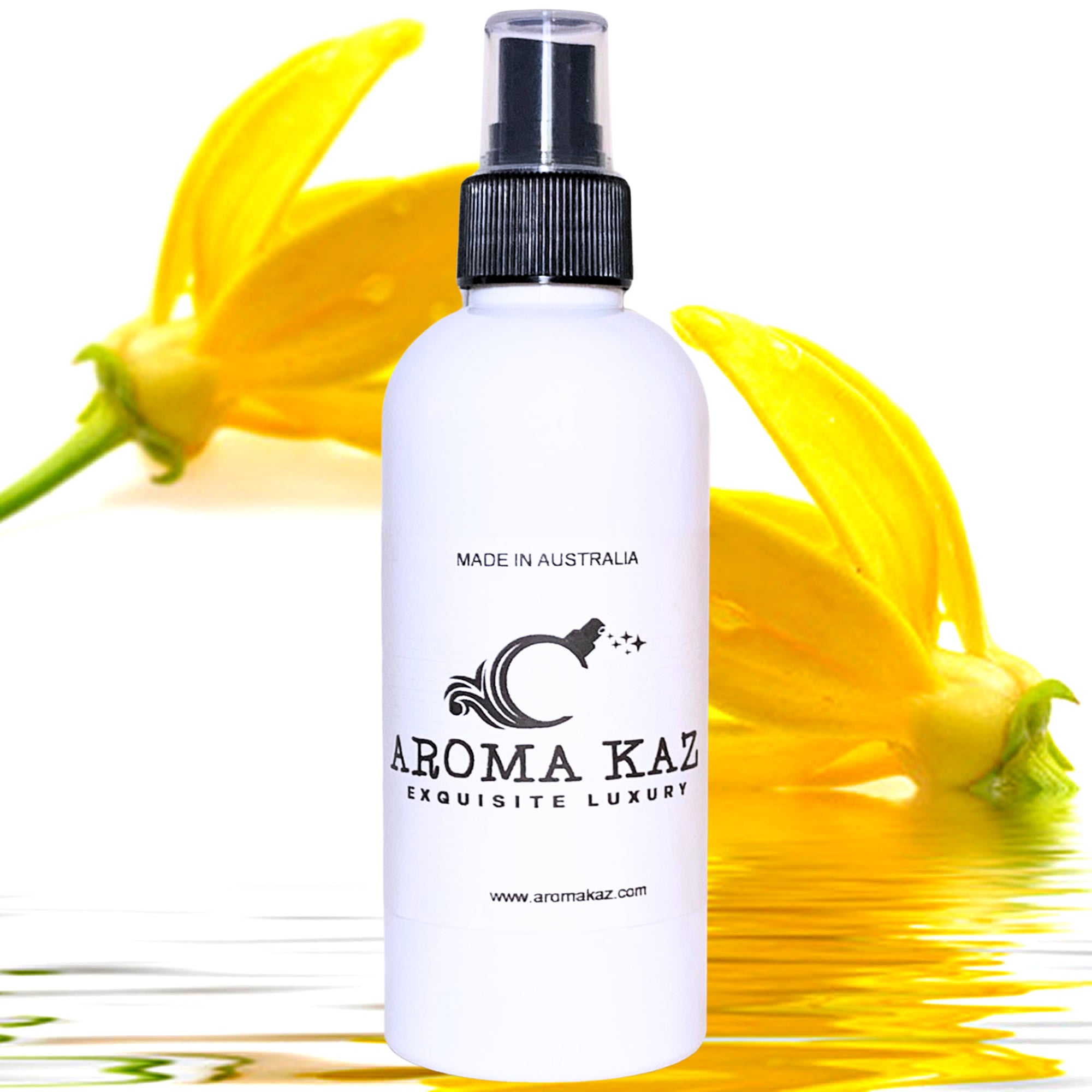 Ylang Ylang & Musk Body Spray Mist – vegan, cruelty-free body spray featuring sensual ylang ylang and exotic musk, handmade in Australia.