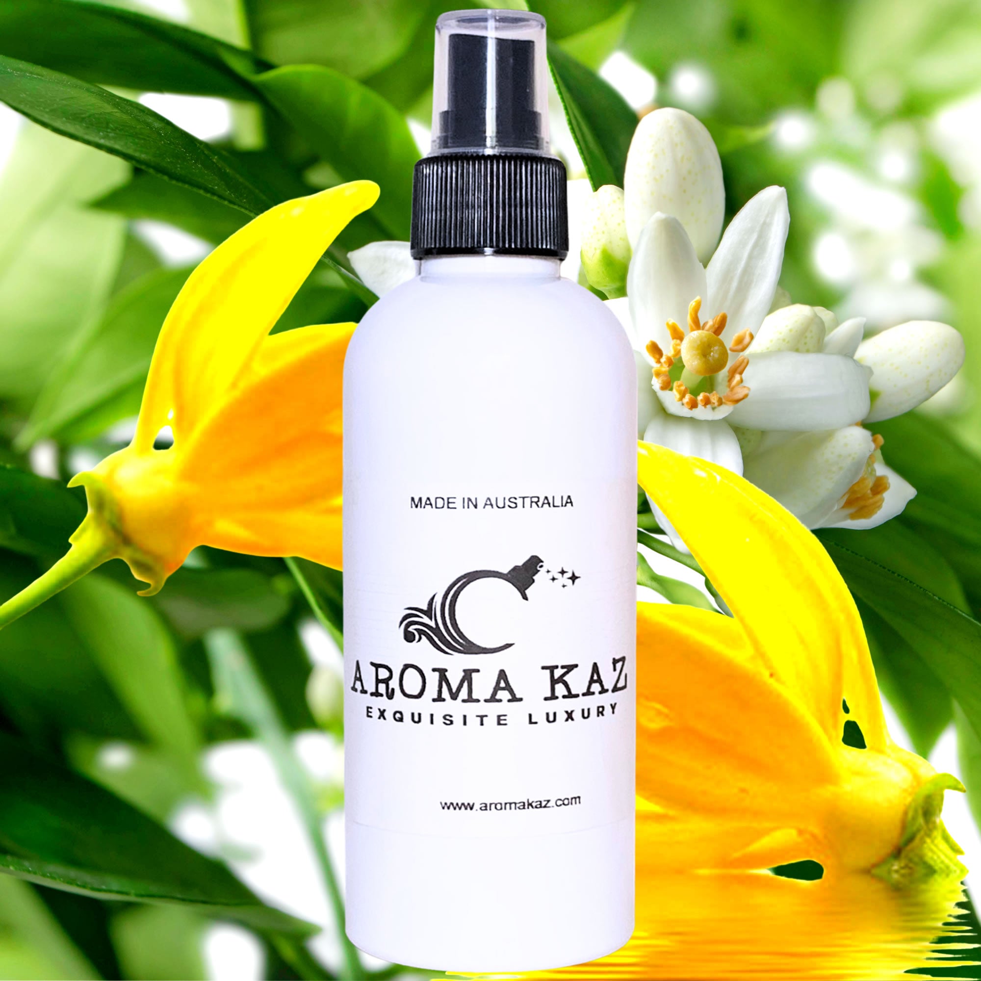Ylang Ylang Neroli Body Spray Mist – vegan, cruelty-free body spray featuring exotic ylang ylang and floral neroli blossoms, handmade in Australia.
