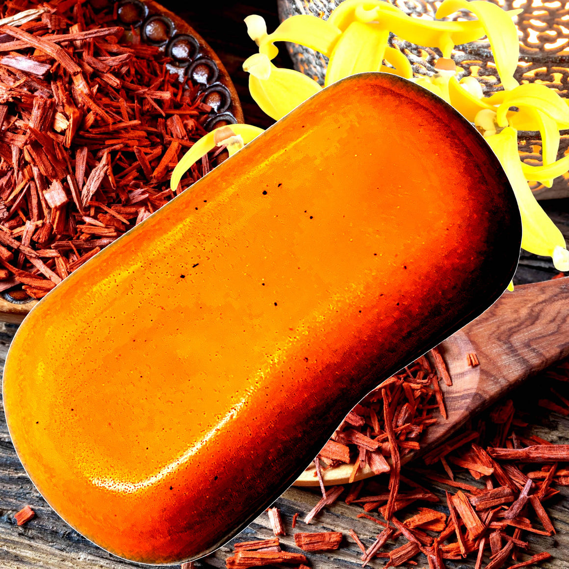 Ylang Ylang & Sandalwood Soap Bars Plant Based – vegan, cruelty-free featuring exotic ylang ylang and warm sandalwood, handmade in Australia.