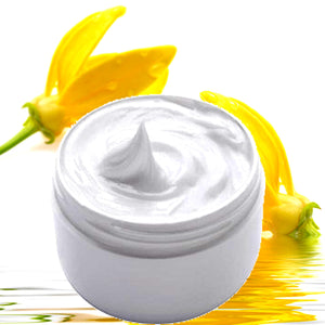 Ylang Ylang & Musk Hydrating vegan body and hand cream moisturizer. Handmade in Australia, cruelty free, long-lasting fragrance, perfect for all skin types and ideal as a gift for men or women.