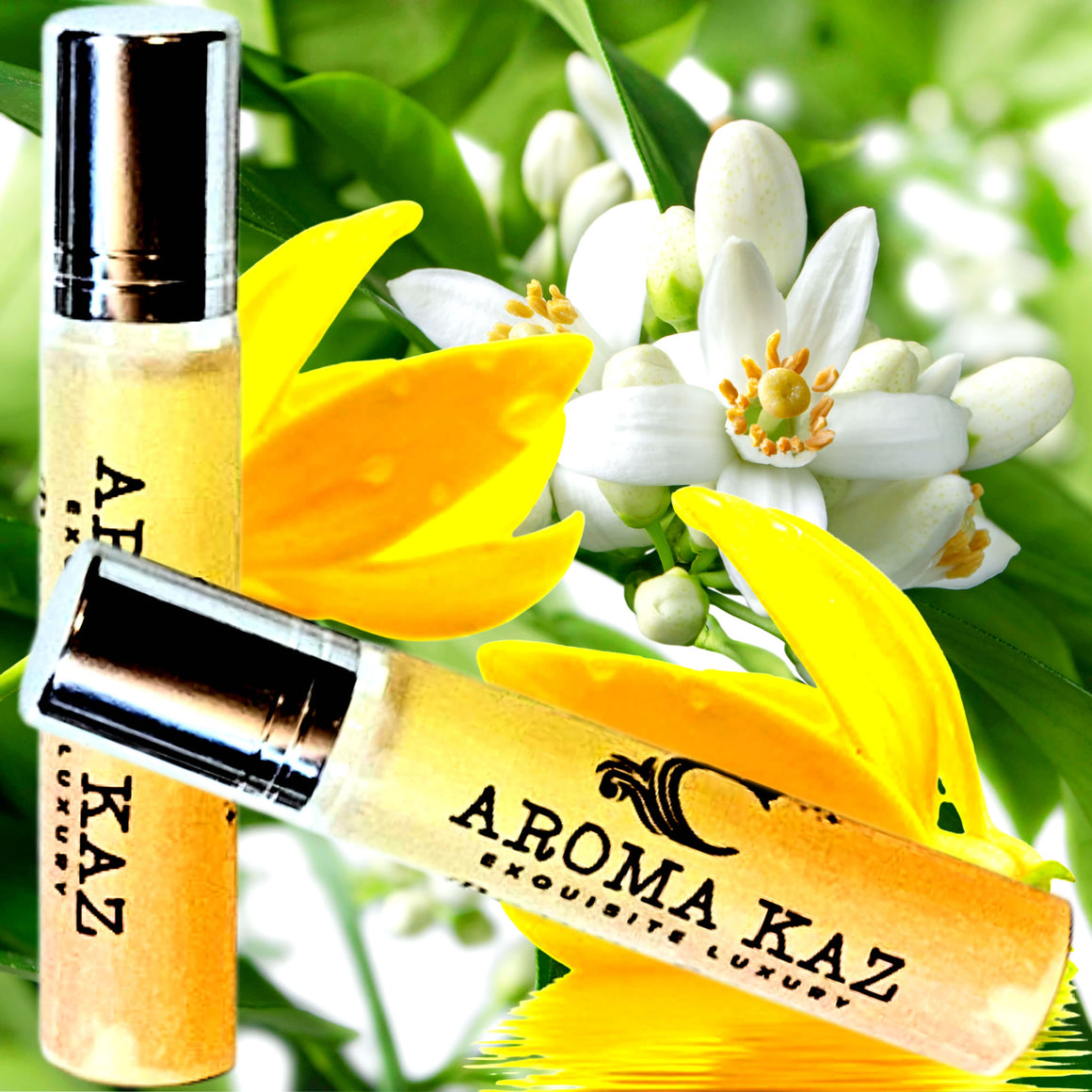 Ylang Ylang Neroli Blossoms Roll-On Perfume Plant-Based Vegan Cruelty Free