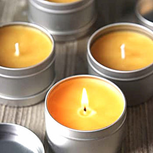 Almond Milk Scented Eco Soy Tin Candles