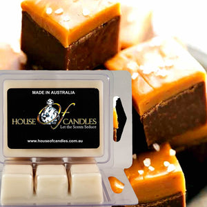 Chocolate Caramel Fudge Eco Soy Candle Wax Melts Clams