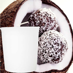Chocolate Coconut Scented Votive Candles