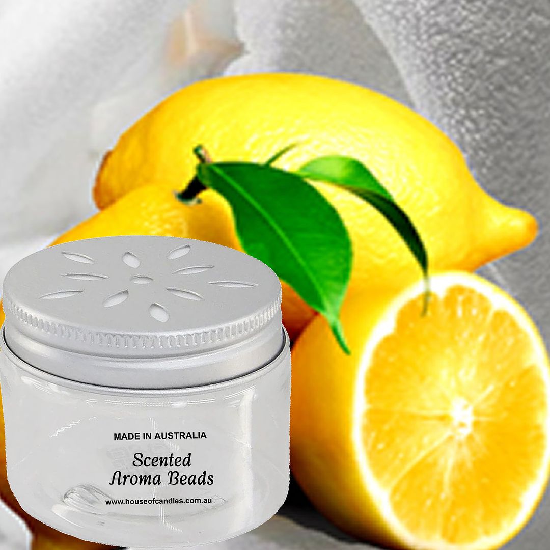 Lemon Fresh Linen Scented Aroma Beads Room/Car Air Freshener