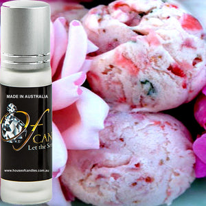 Rose Ice Cream Roll On Fragrance Perfume Oil Hand Poured